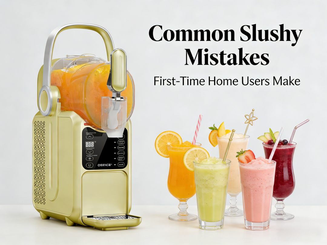 Common Slushy Mistakes First-Time Home Users Make(And How to Fix Them for Better Frozen Drinks at Home)