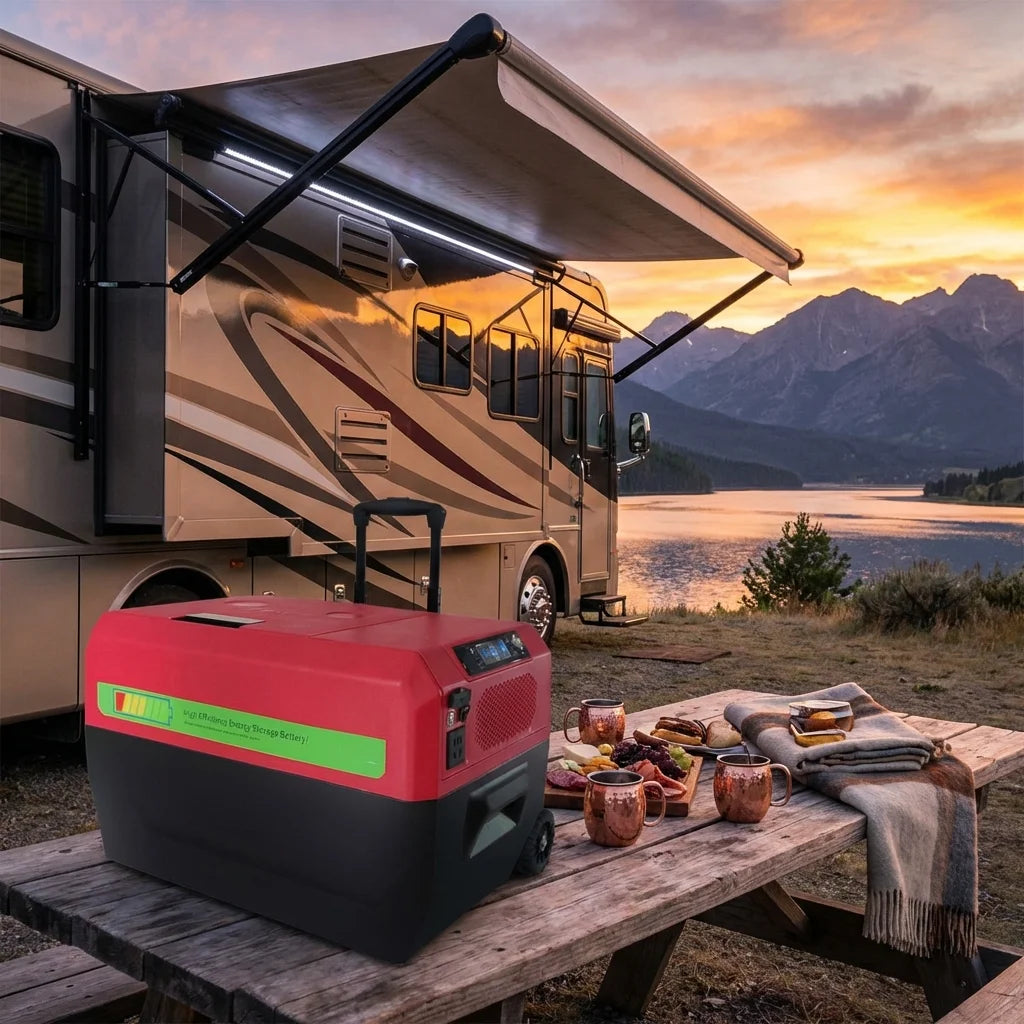 Portable Camping Fridge for RV and Outdoor Adventures