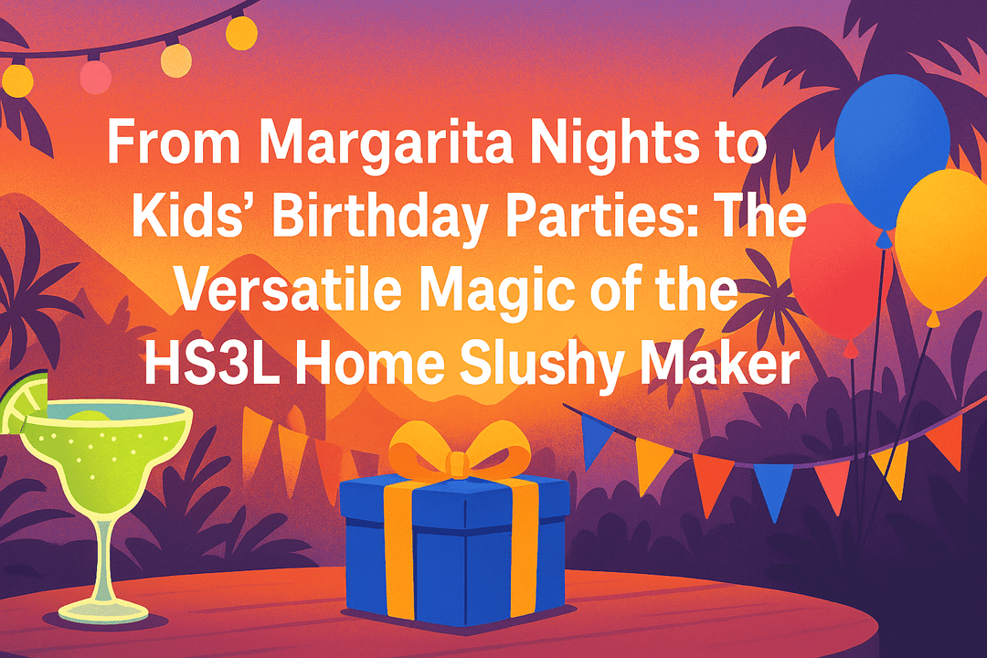 From Margarita Nights to Kids’ Birthday Parties: The Versatile Magic of the HS3L Home Slushy Maker - GSEICE