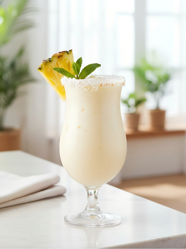 Piña Colada Slush | Classic Pineapple–Coconut, Creamy & Refreshing