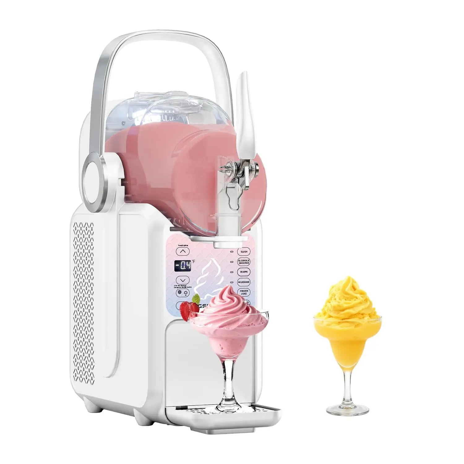 2-in-1 Ice Cream & Slushy Maker with Handle, 3L | Precise Cooling & Quick Frozen Drink Machine