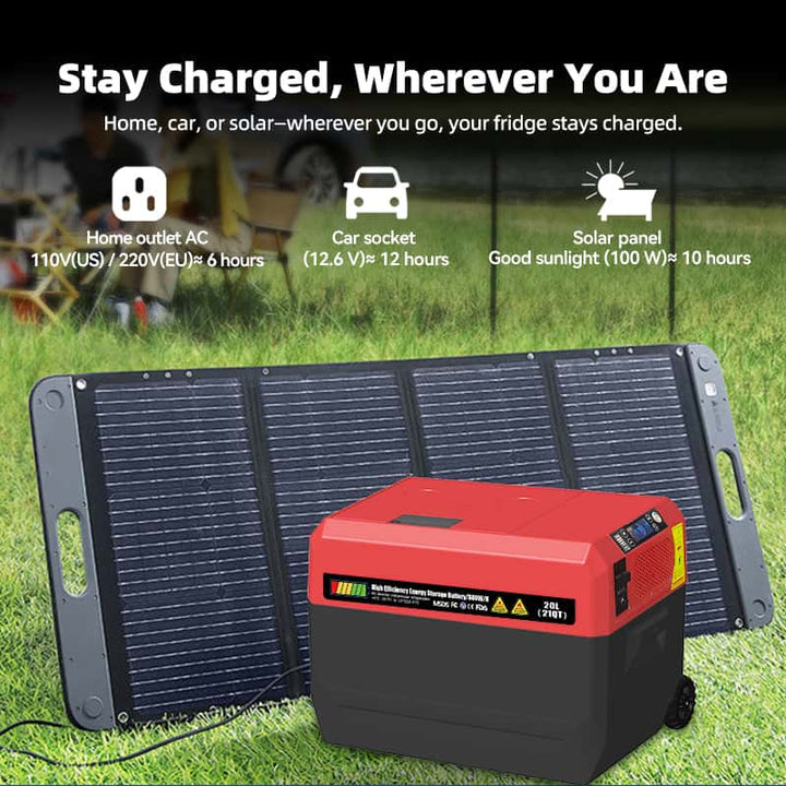 GSEICE 20L Camping Fridge with Energy Storage | USB/Type-C Power Out