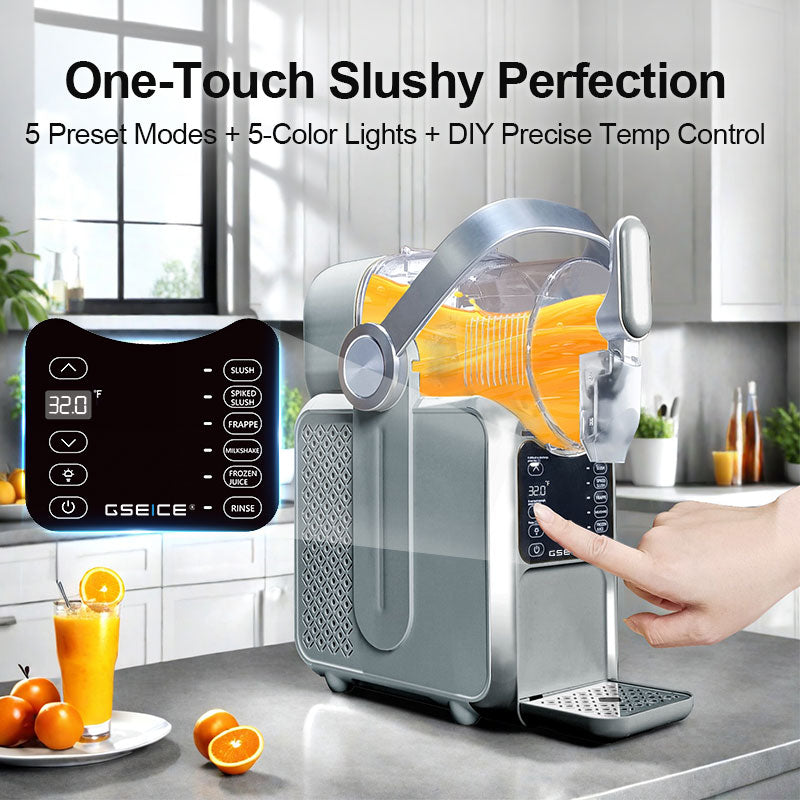 Home Slushy Maker with Handle, 3L | Precise Cooling & Quick Frozen Drink Machine | GSEICE