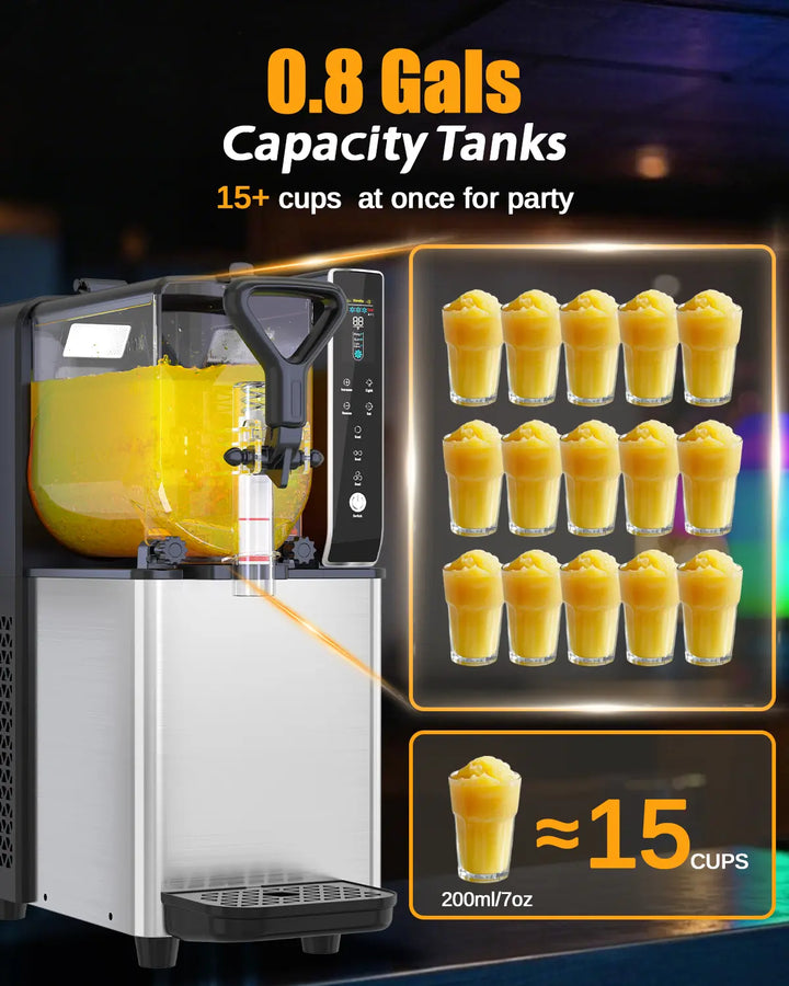 single tank slushy machine