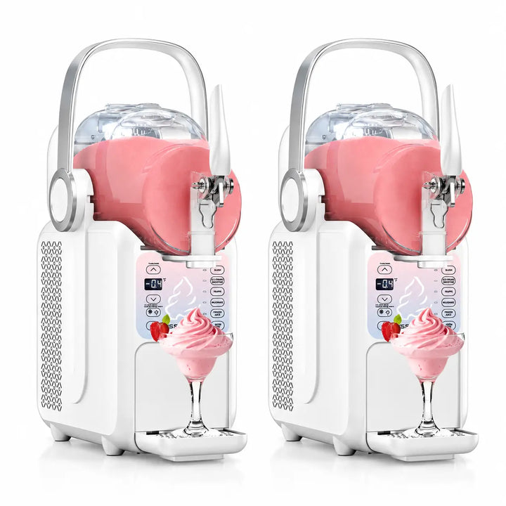 2-in-1 Ice Cream & Slushy Maker with Handle, 3L | Precise Cooling & Quick Frozen Drink Machine