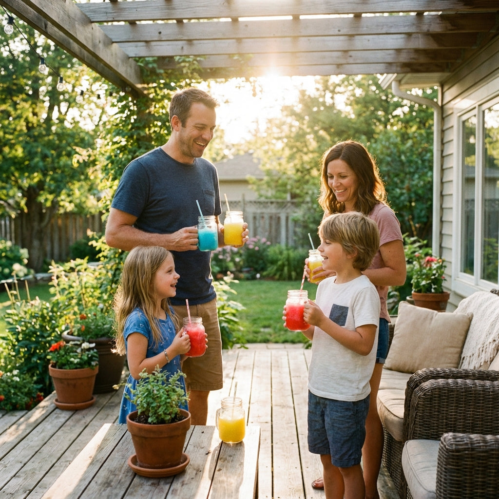 Kids love the shakes; adults love the frozen drinks.